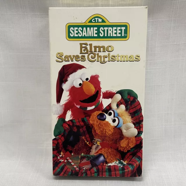 SESAME STREET : Elmo Saves Christmas VHS Video Tape $6.74 - PicClick CA