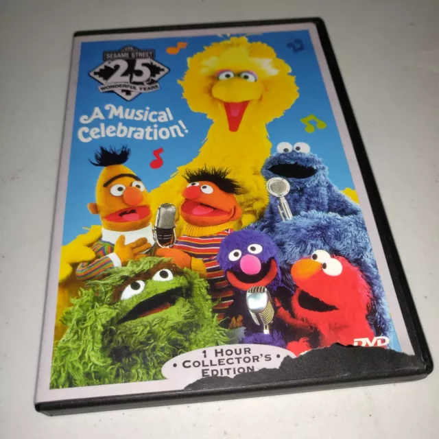 SESAME STREET 25TH Birthday - Musical Celebration DVD, Caroll Spinney ...