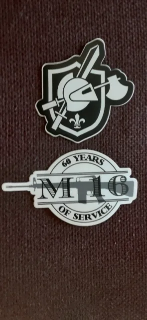 SHOT SHOW 2024 Knights Armament sticker and 60 years M-16 NEW Rare $27. ...