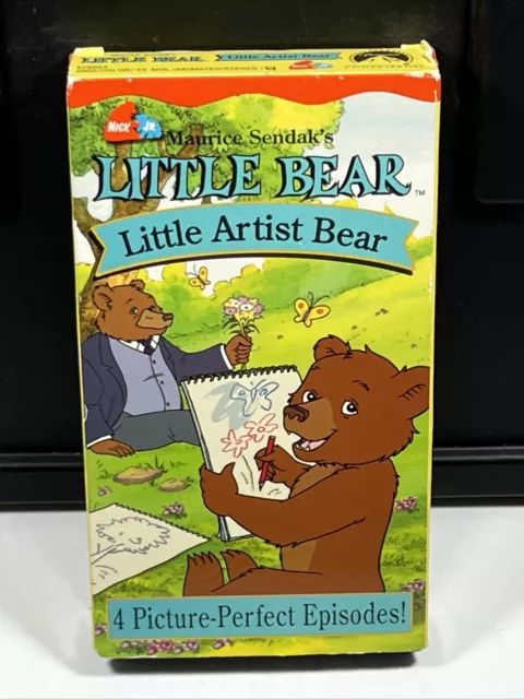 LITTLE BEAR - Little Artist Bear (VHS, 2002) Nick Jr. Maurice Sendak £9 ...