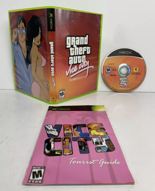 GRAND THEFT AUTO Vice City GTA The Xbox Collection Edition w/Manual No ...