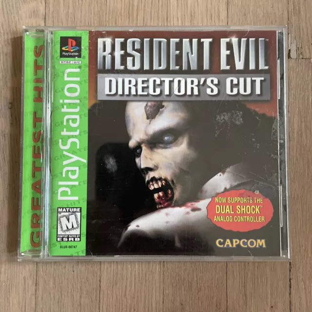 SONY PLAYSTATION RESIDENT Evil Directors Cut PS1 1997 Green Label ...