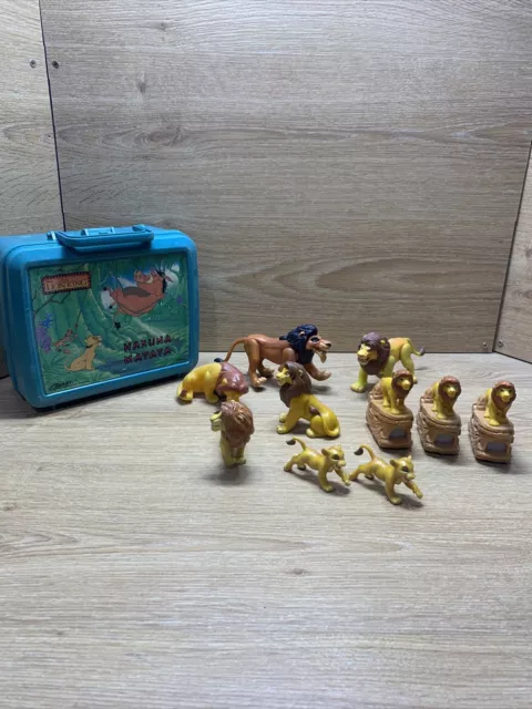 DISNEYS THE LION KING figure Lot With Lion King Lunch Box £10.58 ...