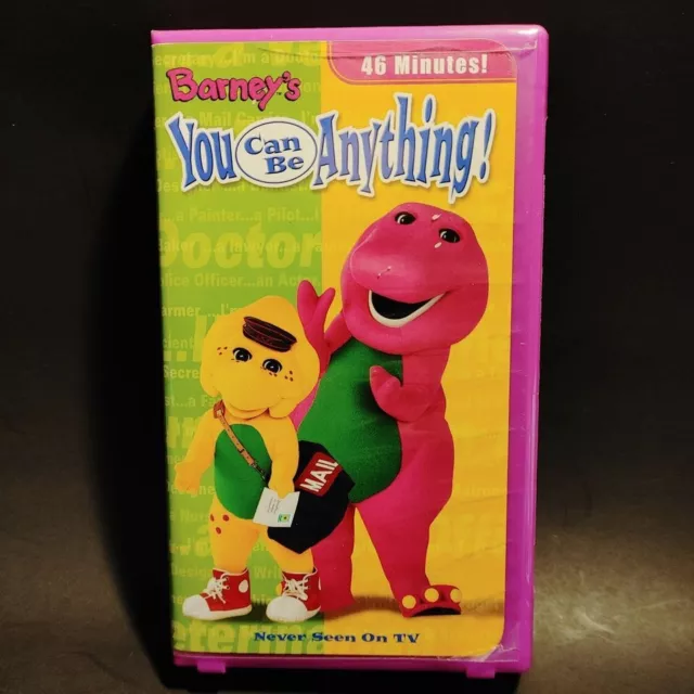 BARNEY YOU CAN be anything Kids Horror Movie VHS VCR Tape $6.00 - PicClick