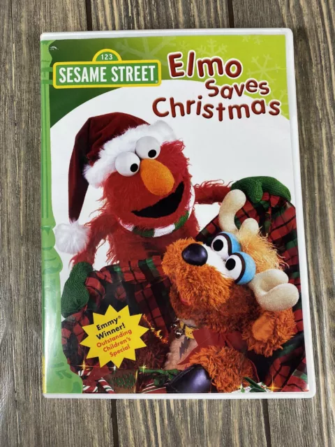 ELMO SAVES CHRISTMAS 1996 DVD Sesame Street Disc Kids Toddler Baby $12. ...