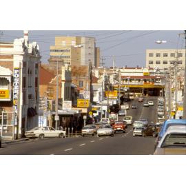 Brisbane Street from Top of Town precinct, looking East, Ipswich, c.1970