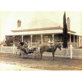 Hastings home on the corner of Blackstone Road and Station Road, Silkstone, Ipswich, 1894