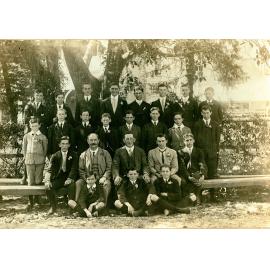 Ipswich Grammar School staff and pupils, Ipswich, 1912