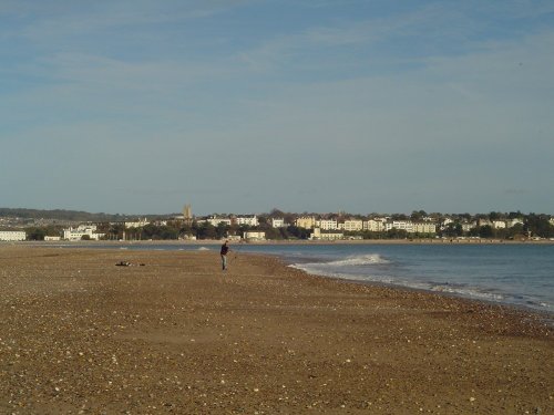 Dawlish Warren, Devon.  Looking towards Exmouth.