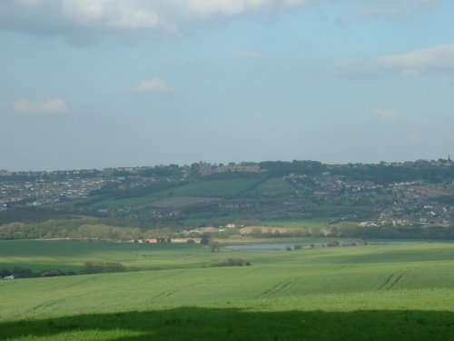 View from the back of Sutton Scarsdale Hall, Derbyshire