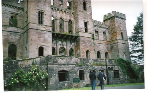 5 miles outside Kilmarnock is - Loudon Castle  - this is now a theme park the biggest in Scotland