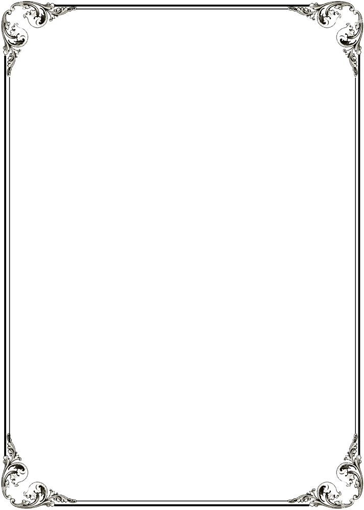 Page Border Frame Black And White Png - Infoupdate.org