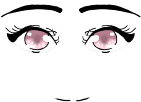 Download Pink Eyes Clipart Slightly - Png Download (#3164351) - PinClipart