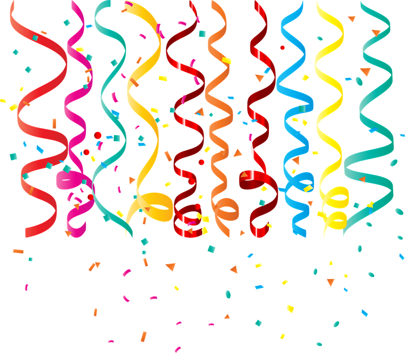 Birthday Streamers Clipart - Full Size Clipart (#5330076) - PinClipart