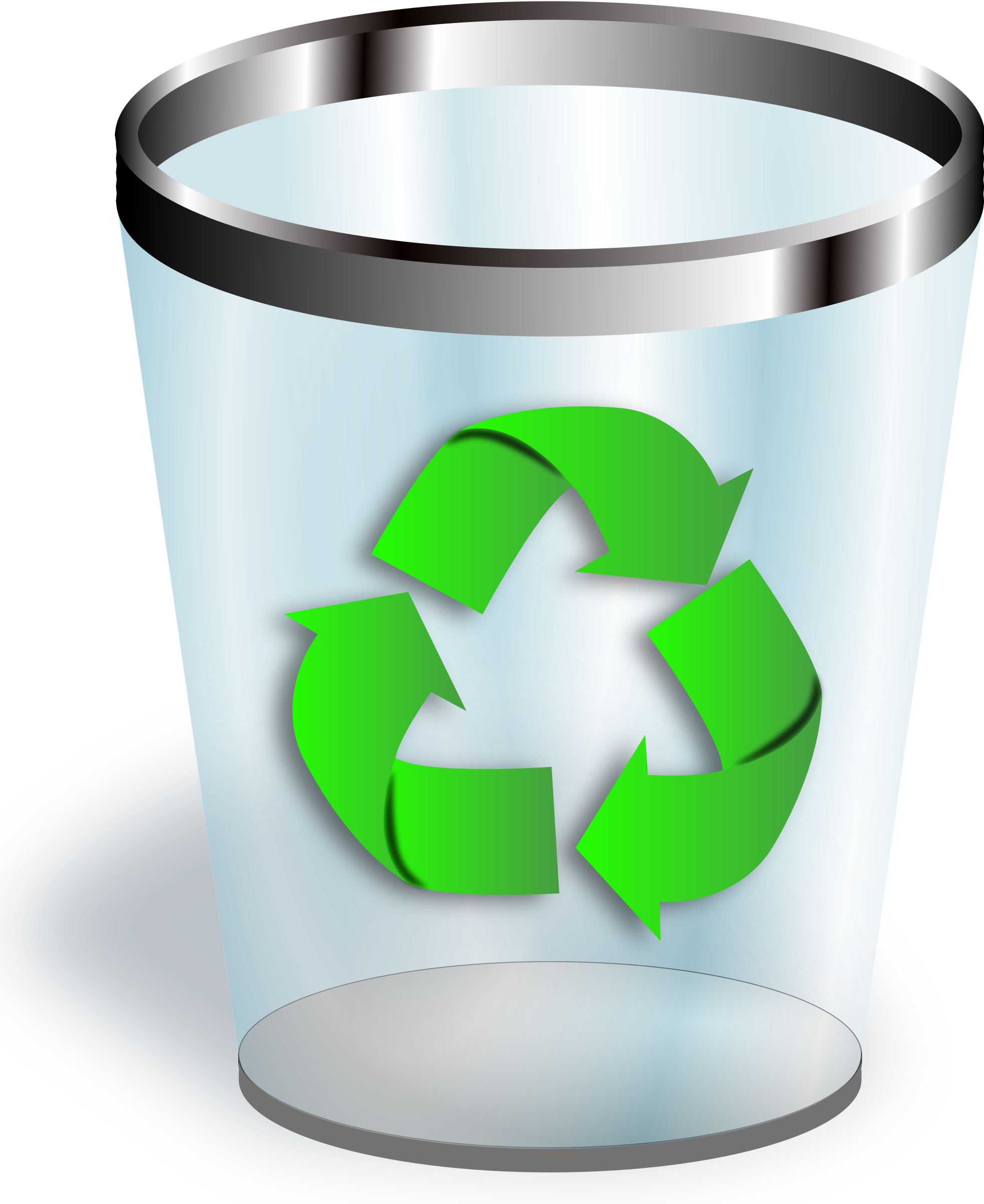 Trash Big Image Png Recycle Bin Icon Png Clipart Full Size Clipart - Riset