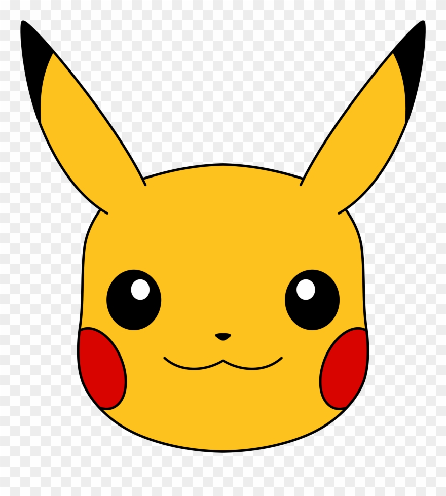 Pikachu Face Clip Art