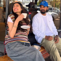 Mom-to-be Athiya Shetty sips her drink looking all cozy in a knit-striped sweater on date with KL Rahul