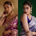 Mrunal Thakur vs Janhvi Kapoor Fashion Face-off: Who do you think styled the banarasi silk saree better?