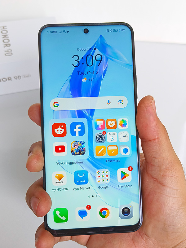 HONOR 90 Lite 5G homescreen