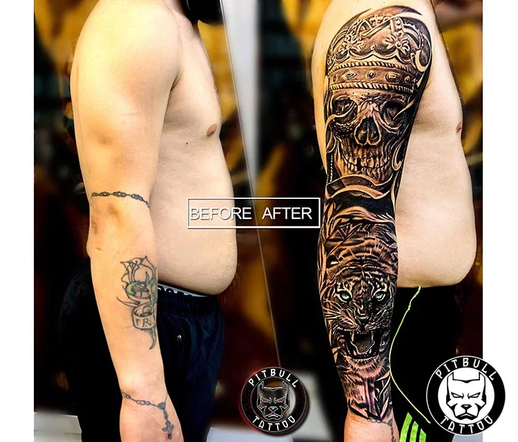 Cover Up Tattoo by Pitbull Tattoo Phuket