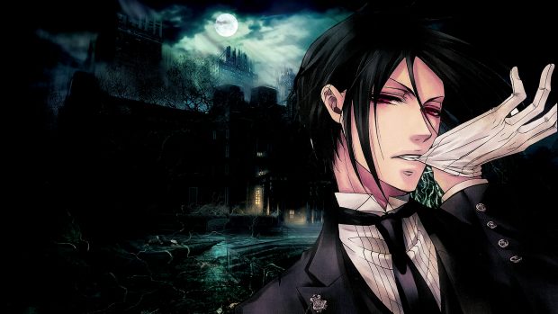 Black butler sebastian michaelis wallpapers HD.