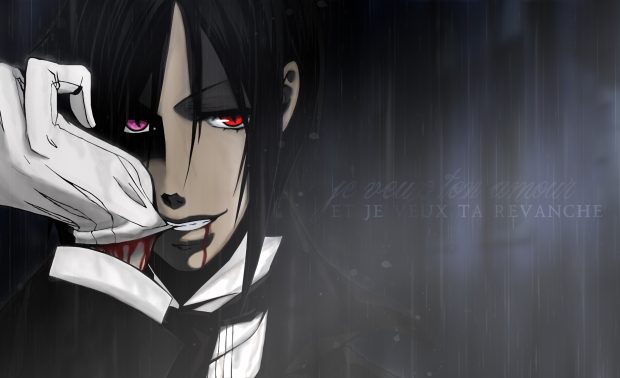 Desktop download black butler wallpapers HD.