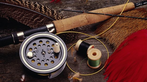 Download Fishing Equipment HD Wallpaper.