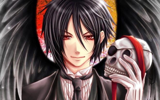 Sebastian michaelis black butler backrounds.