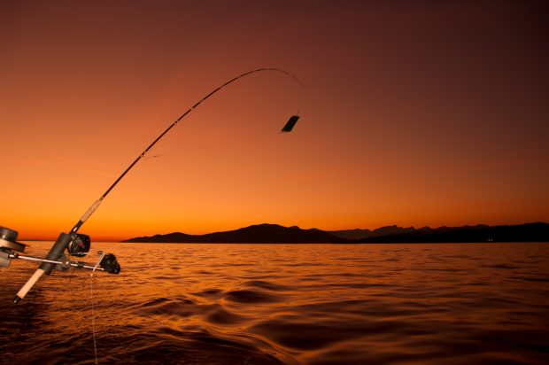 Done Fishing at Sunset