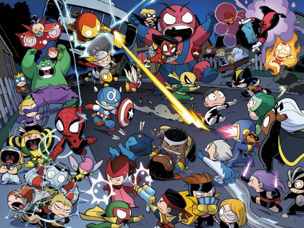 Comics Avengers Vs X Men Babies Photo.