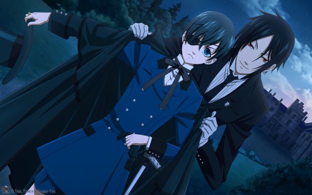 Black Butler Sebastian HD Wallpaper.