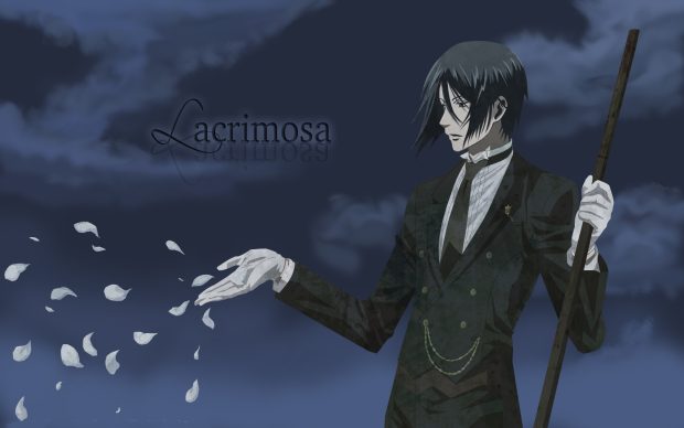 Black Butler Sebastian Widescreen Wallpaper.