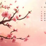 2025 March Calendar Desktop HD Wallpapers 1.