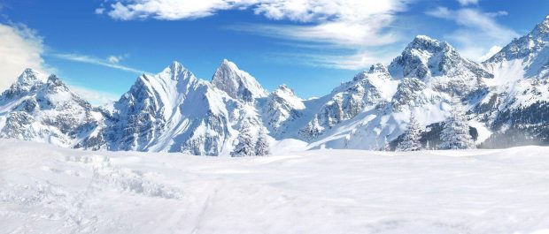 Moutain Sky Snow Hd Wallpaper.