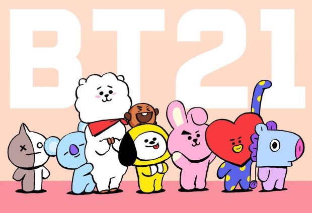 Bt21 Wallpaper HD Free download.