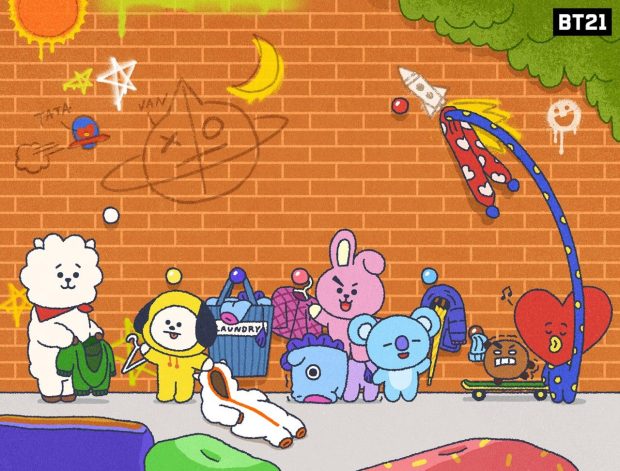 Bt21 Wide Screen Wallpaper HD.