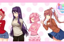 Doki Doki Literature Club Desktop Wallpaper.