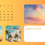 July 2023 Calendar HD Wallpaper Free download.