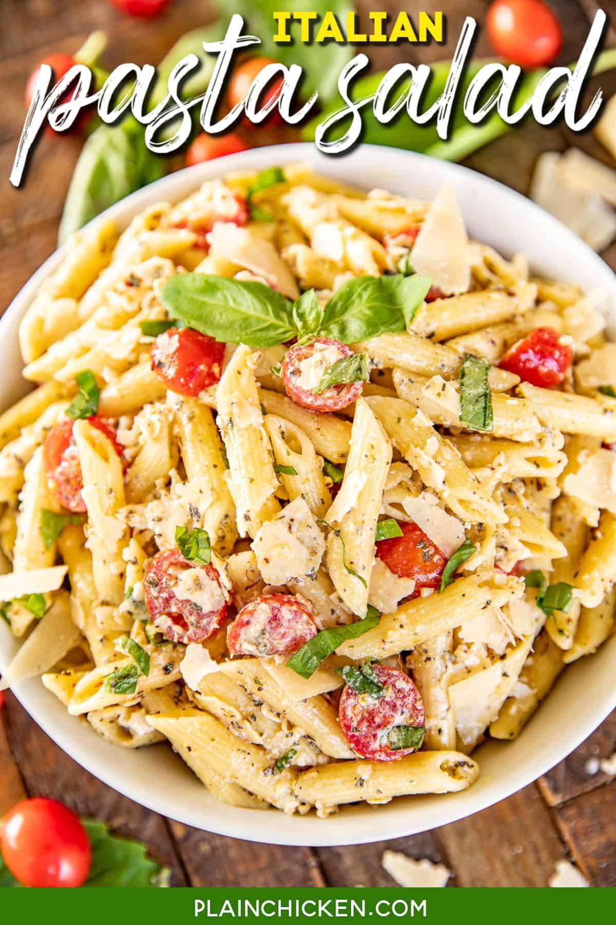 Italian Pasta Salad - Plain Chicken