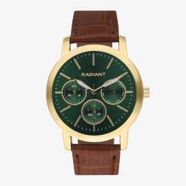 RELOJ Reloj Hombre Harry Verde-Oro/Marrón