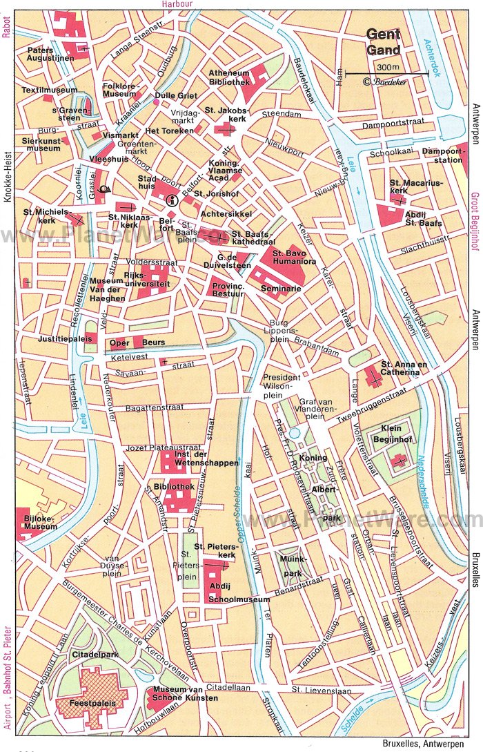 Gent Belgium Map