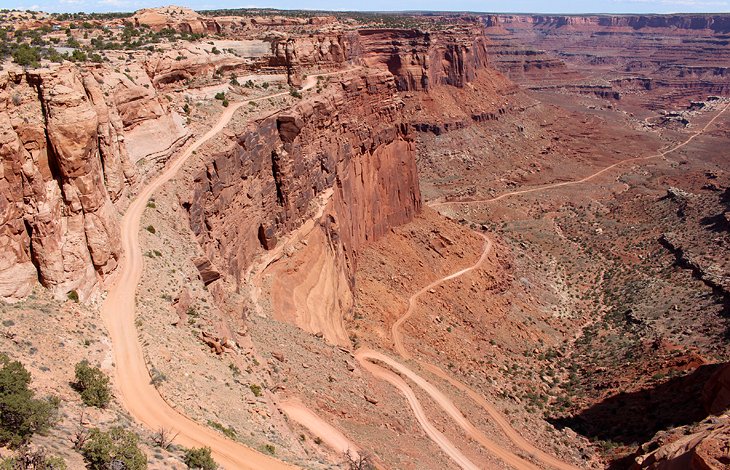 Switchbacks on the Shafer Road Trail