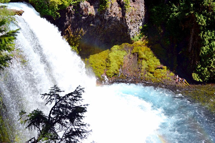 Sahalie Falls on the McKenzie River