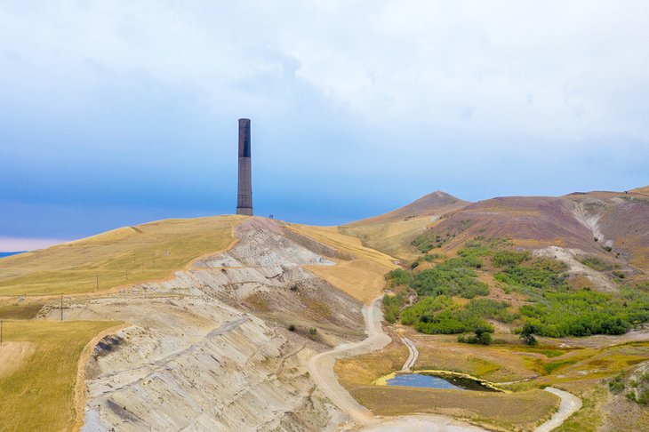 Historic Smelter Stack in Anaconda