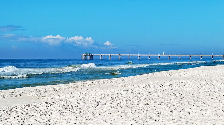 The beach at John Beasley Park