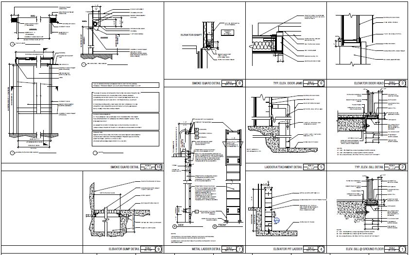 Elevator Details Dwg