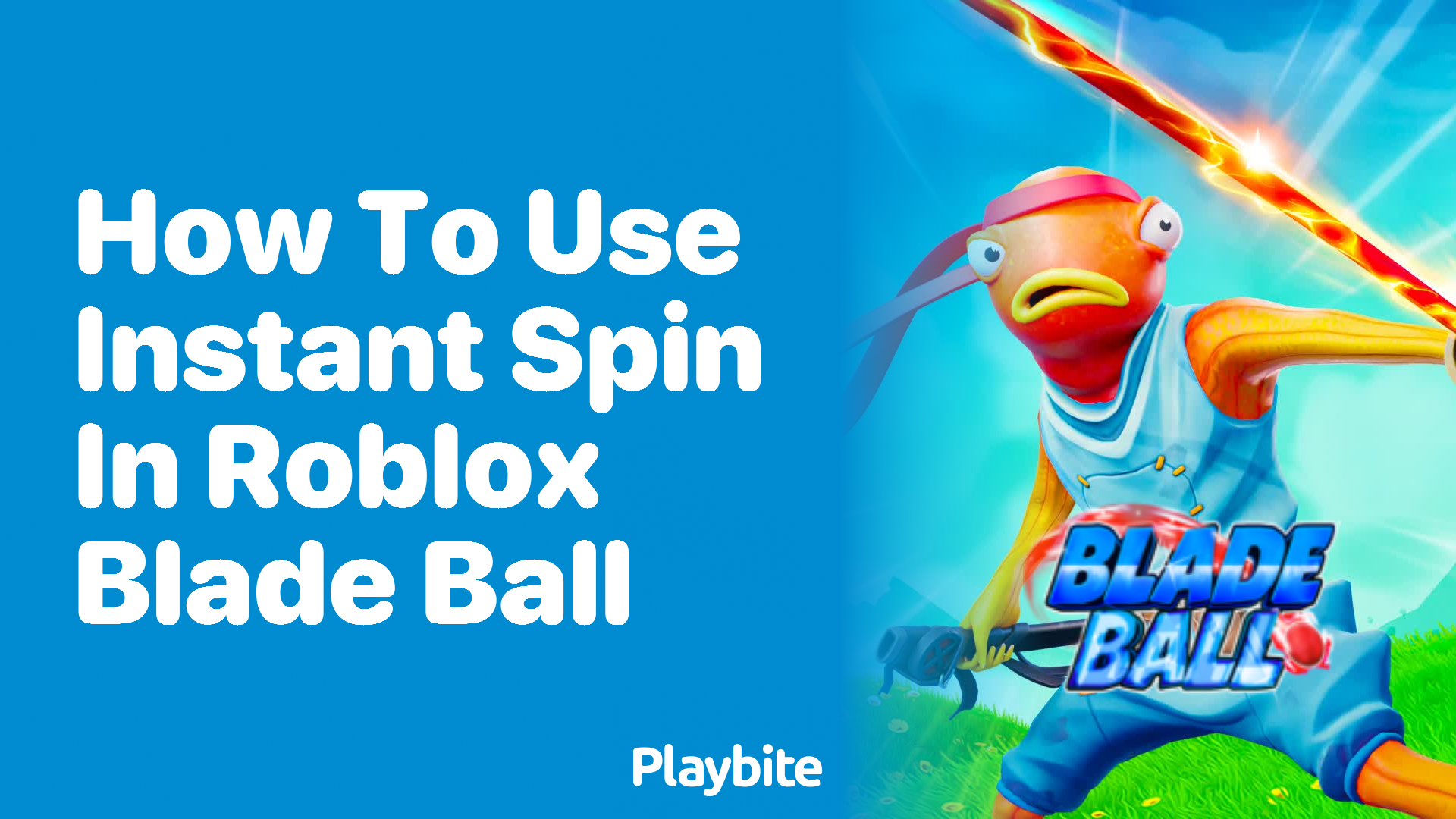 How to Use Instant Spin in Roblox Blade Ball - Playbite