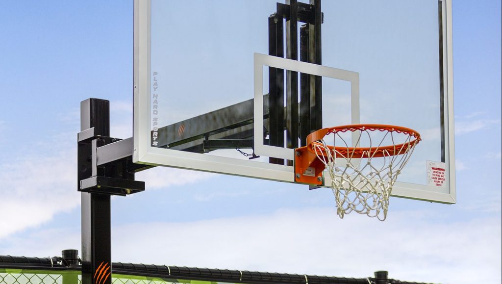 Basketball hoop, basketball unit, basketball tower, basketball ring, acrylic basketball backboard, rotating basketball hoop, basketball and netball hoop, rotating basketball hoop, play hard, playhard, play hard sports, hard sports, home basketball hoop, home basketball, home basketball unit, home basketball ring, home basketball tower