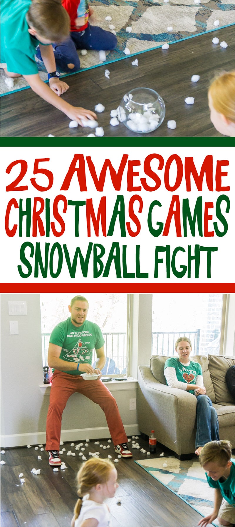 Funny Christmas games played minute to win it style