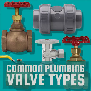 Common Plumbing Valve Types